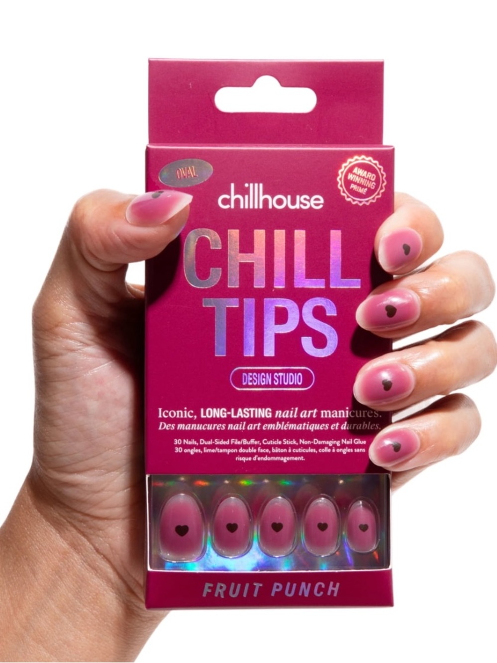 Chillhouse Chill Tips Press On Nails in Fruit Punch